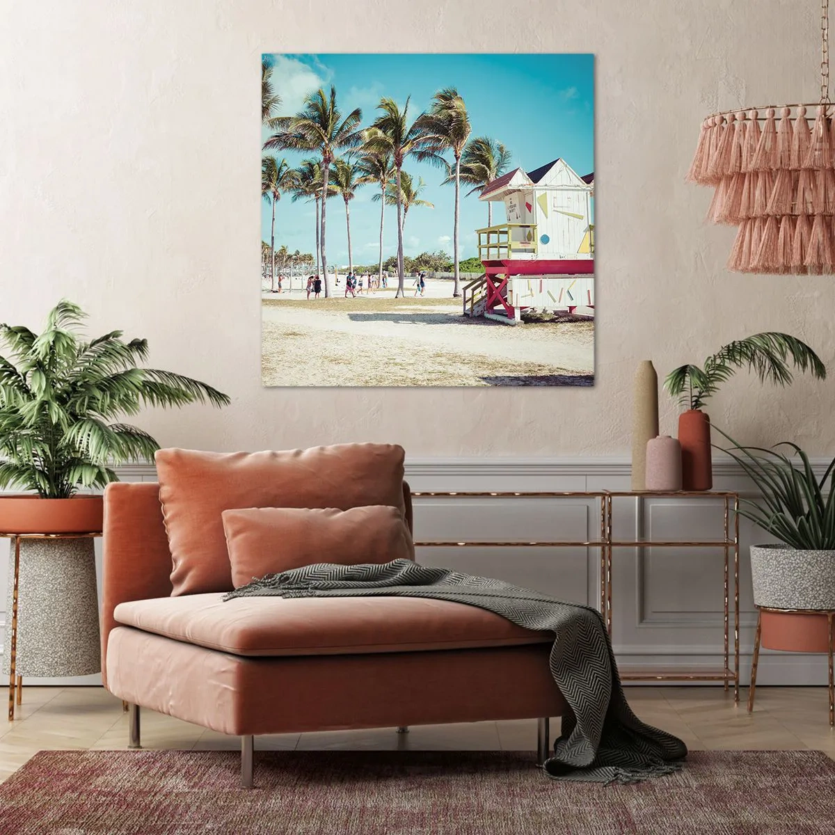 Vászonkép - Gyönyörű nap vár rád - 40x40 cm