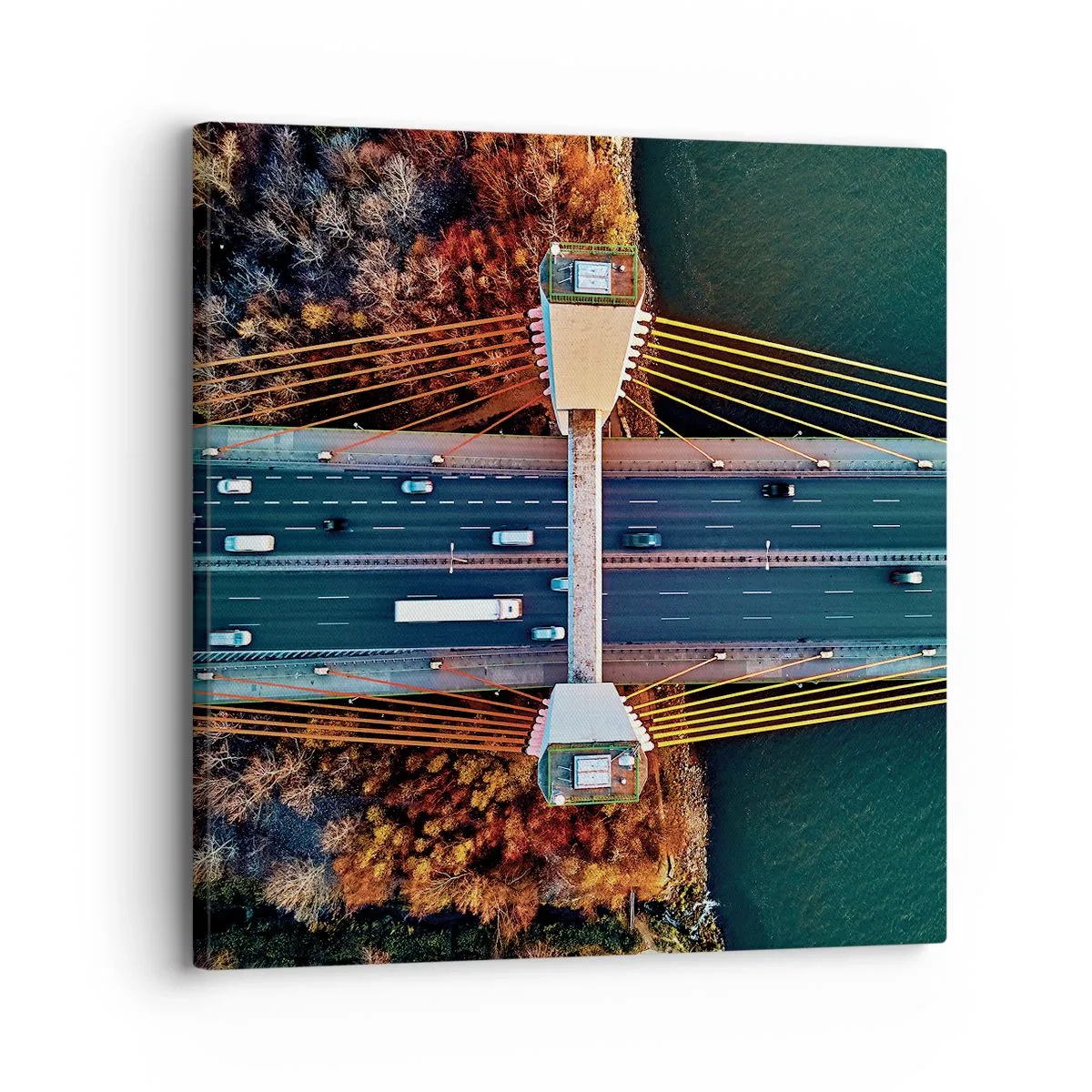 Vászonkép - TÚL a vizeken, túl az erdőkön - 30x30 cm