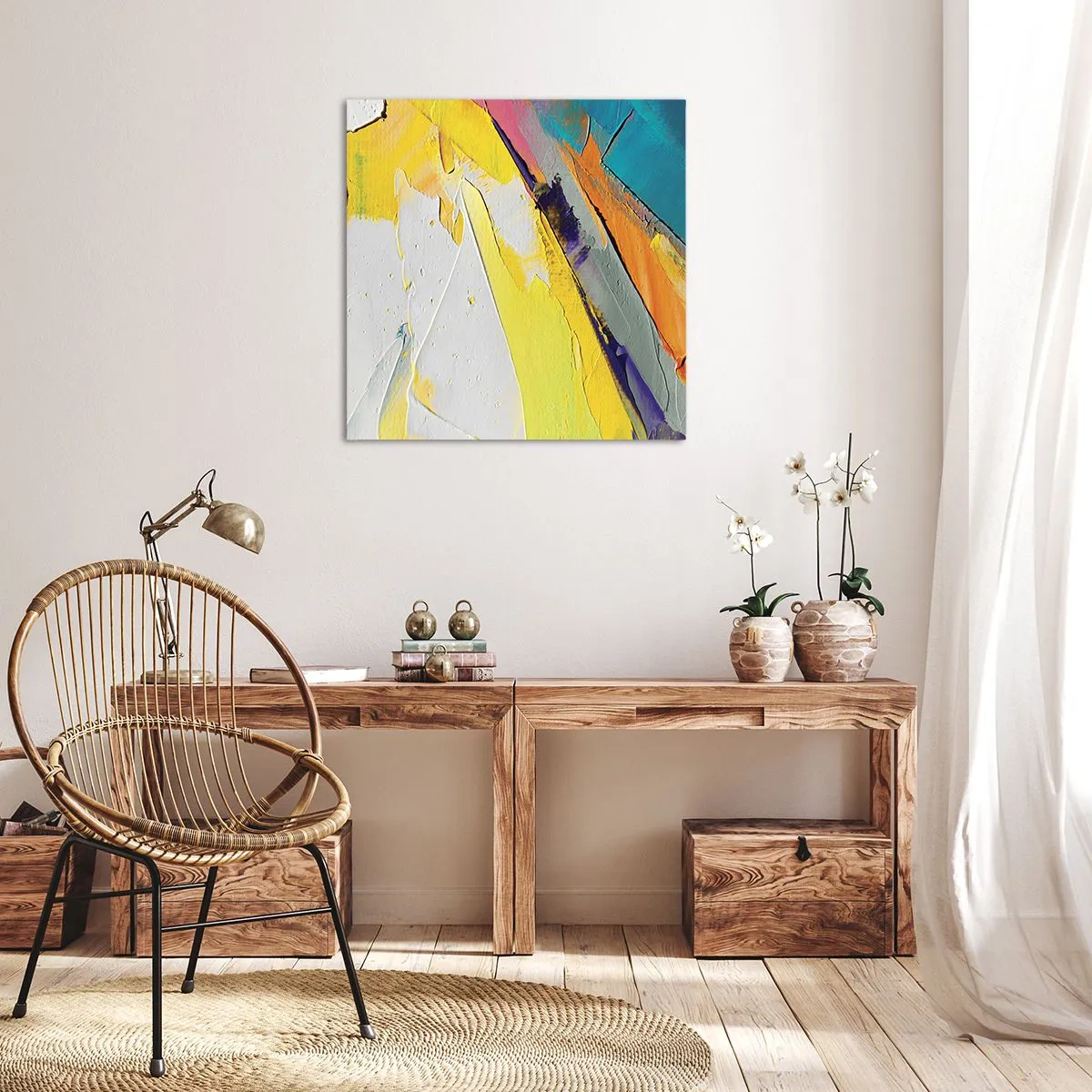 Vászonkép - A fény anatómiája - 50x50 cm