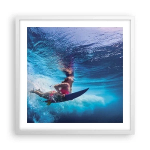 Poszter fekete keretben - Az öröm mélysége - 50x50 cm