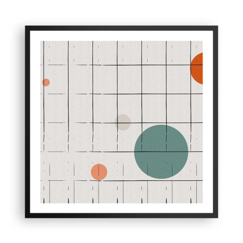 Poszter fehér keretben - Csapdába esve. Mi vagy ők? - 60x60 cm