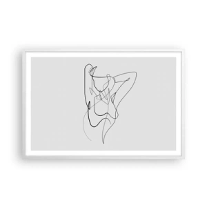 Poszter fekete keretben - Milyen vagy igazán…. - 91x61 cm