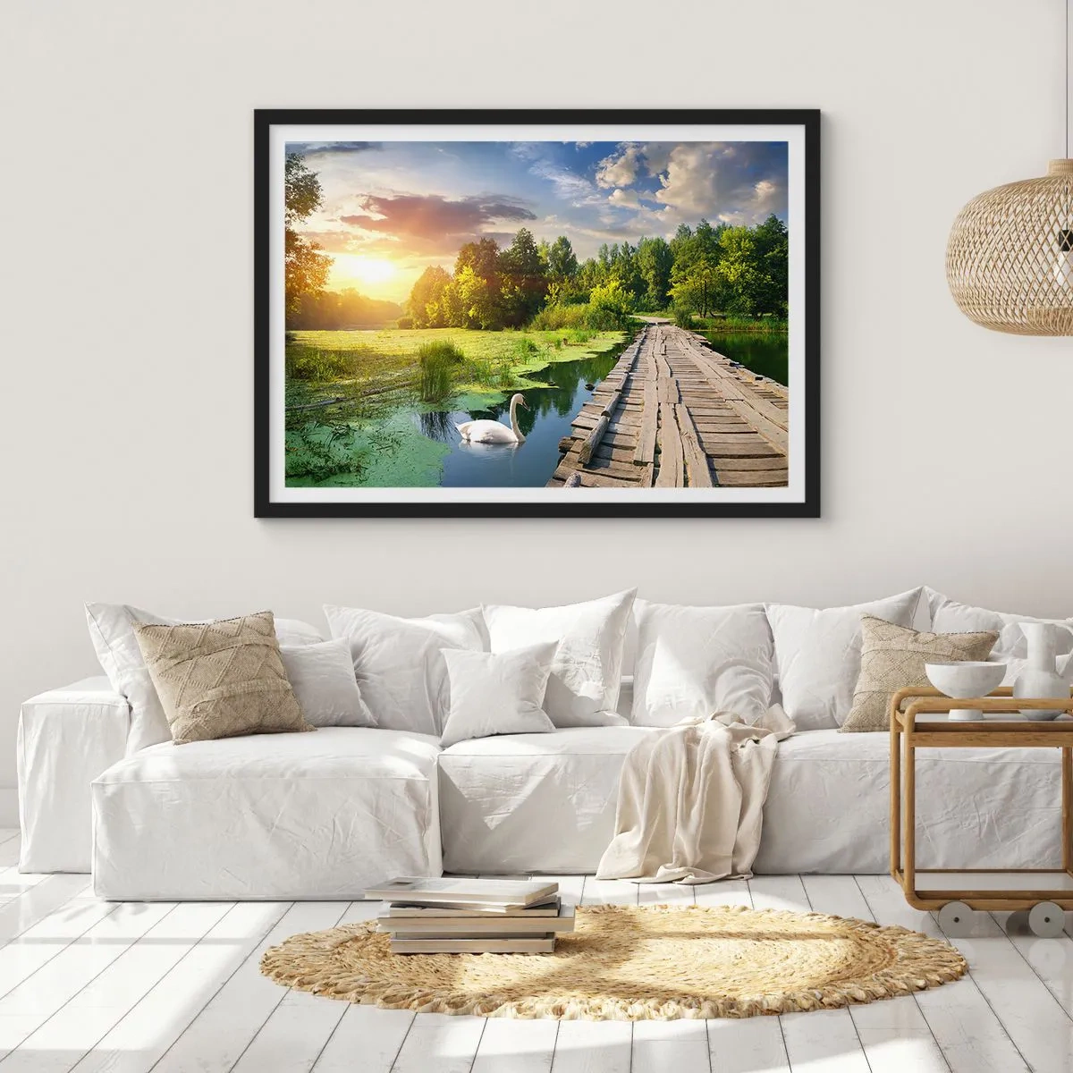 Poszter fehér keretben - Nyár, mindenhol nyár - 91x61 cm