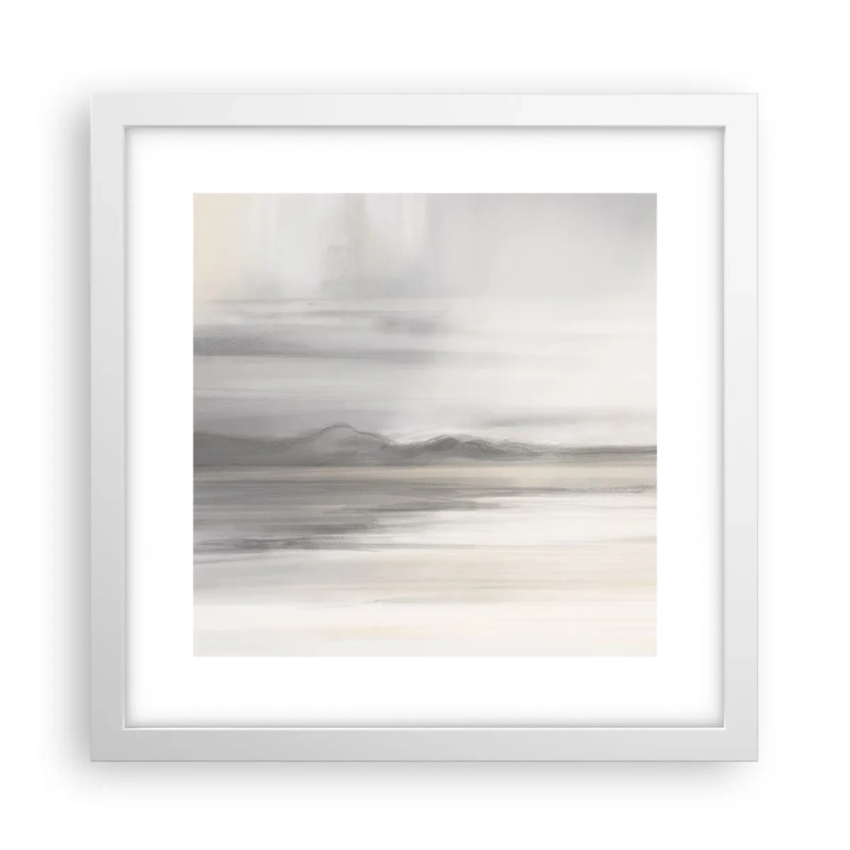 Poszter fekete keretben - Gondolkodó távolság - 30x30 cm