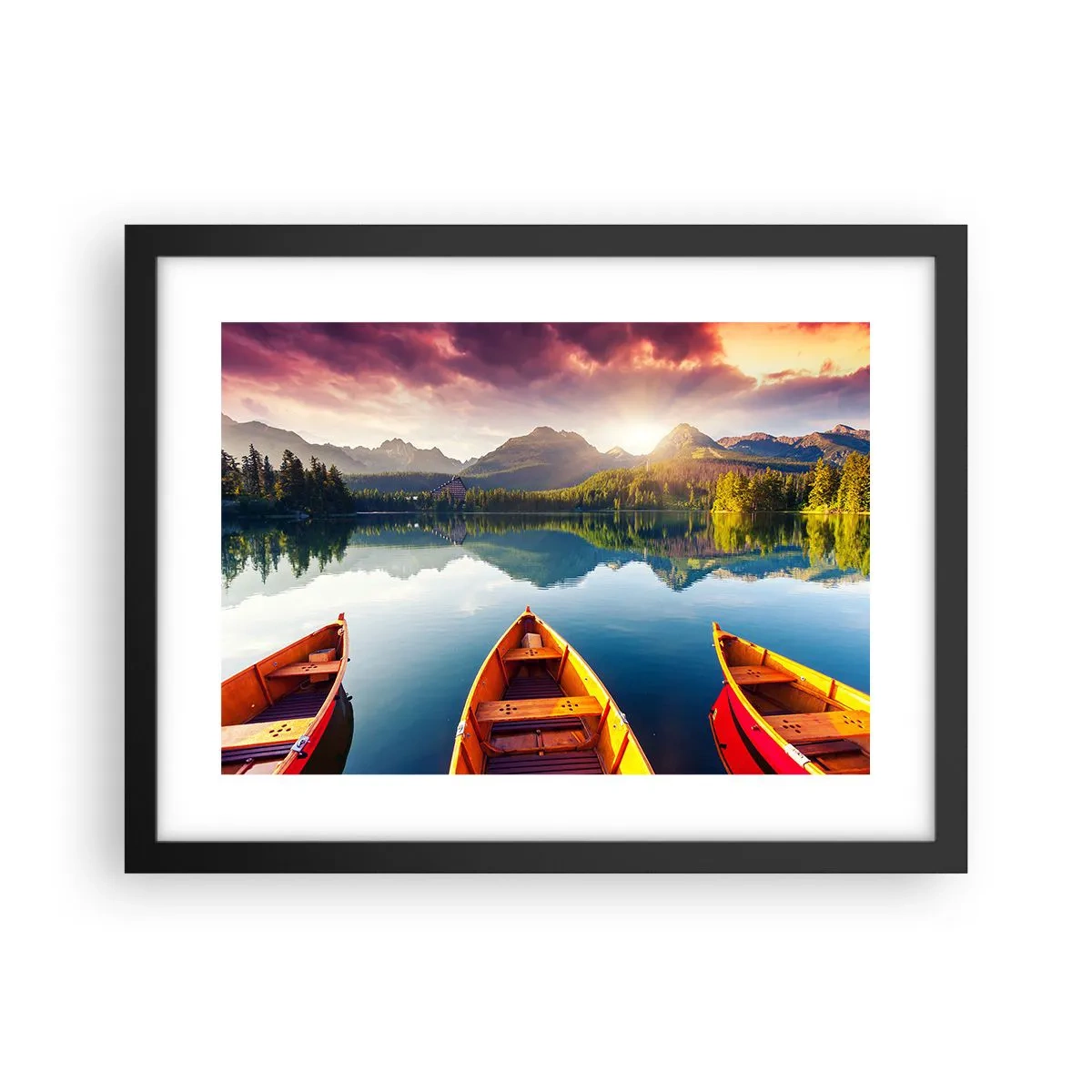 Poszter fehér keretben - Semmi a természet ellen - 40x30 cm