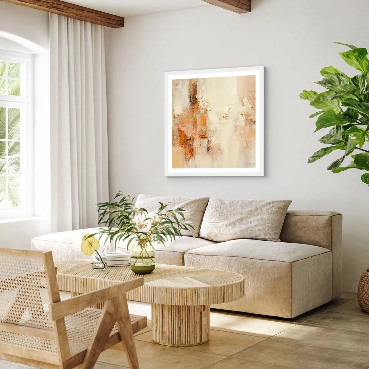 Poszter fekete keretben - A borostyán lelke - 40x40 cm