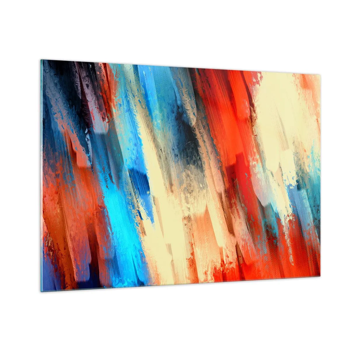Üveg kép - Színek kaszkádja - 100x70 cm