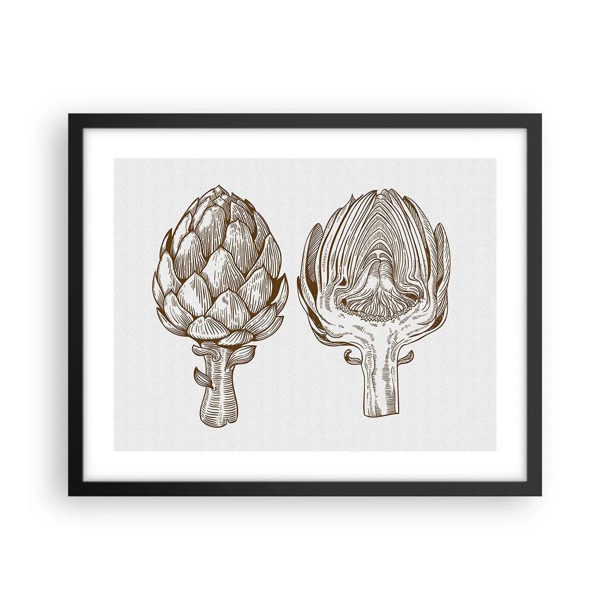 Poszter fehér keretben - Anatómia lecke - 50x40 cm