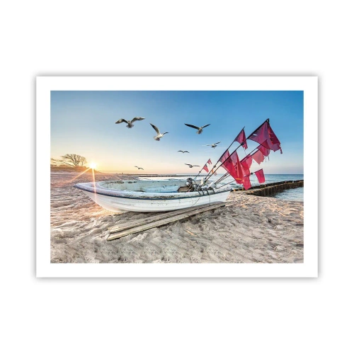 Poszter - Megérdemelt pihenés - 70x50 cm