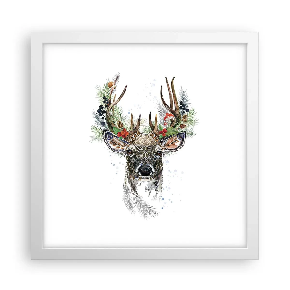 Poszter fekete keretben - Ünnepi köntösben - 30x30 cm