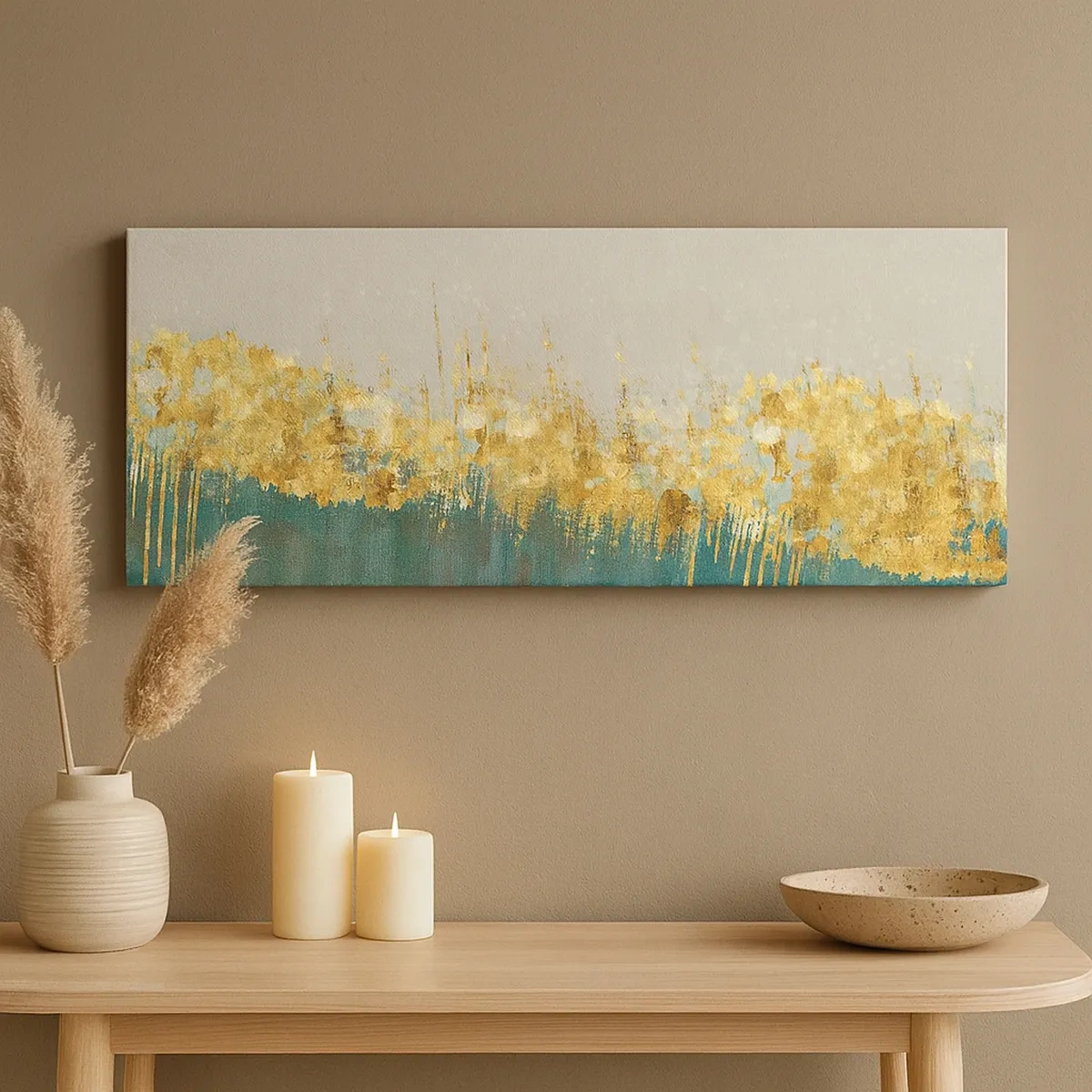 Vászonkép - Az aranyhatár - 30x30 cm