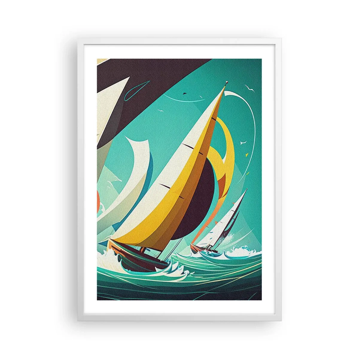 Poszter fekete keretben - Közelről és személyesen az elemekkel - 50x70 cm