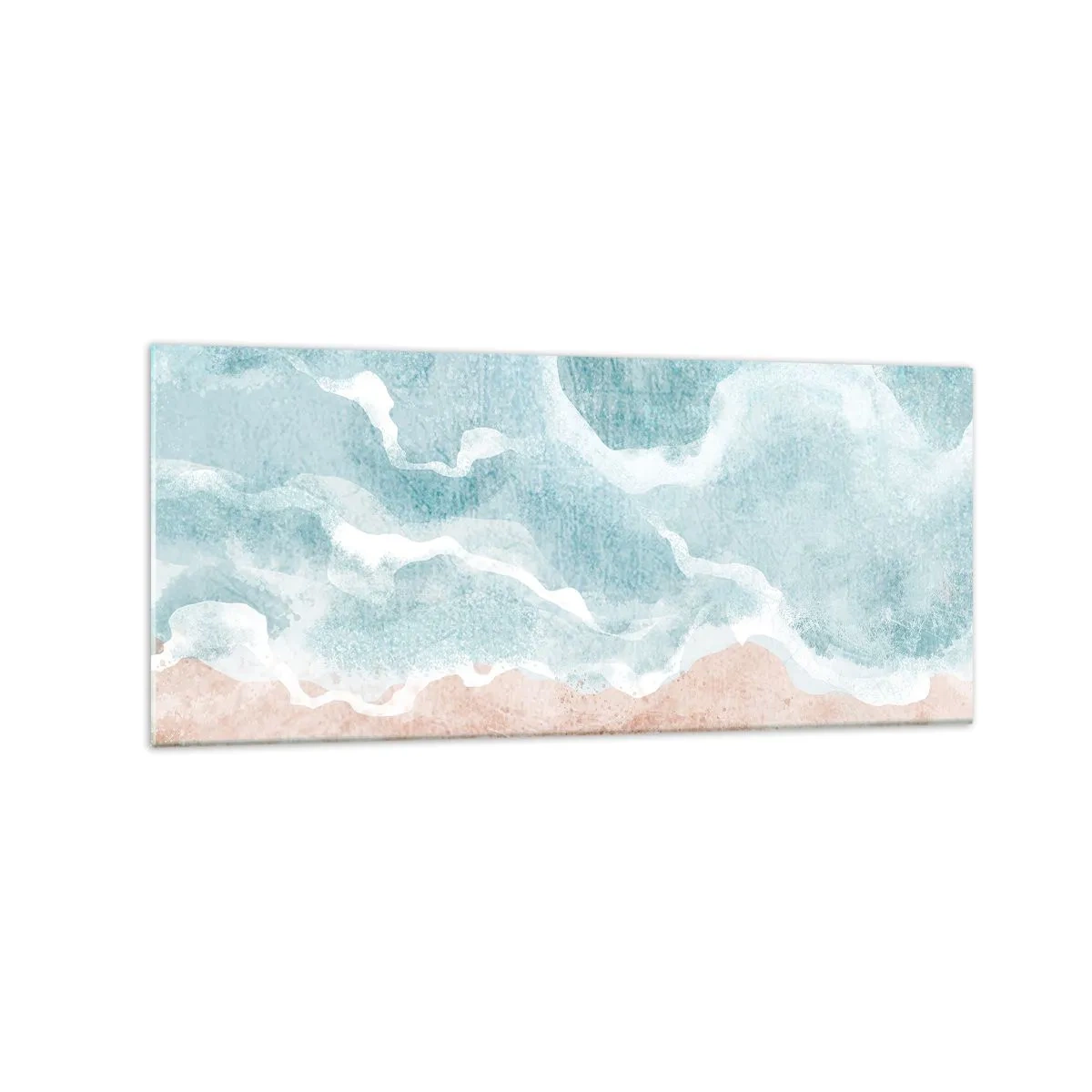 Üveg kép - Felhő absztrakció - 120x50 cm