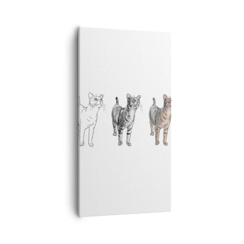 Vászonkép - Rajz lecke - 55x100 cm