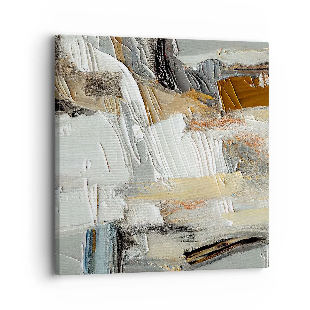 Vászonkép - Színes rétegződés - 30x30 cm