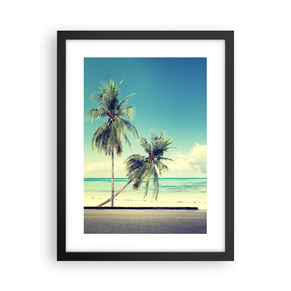 Poszter fehér keretben - Ideje elkezdeni a nyaralást - 30x40 cm