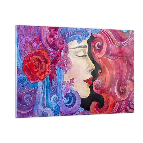 Üveg kép - A szecesszió még mindig él - 120x80 cm