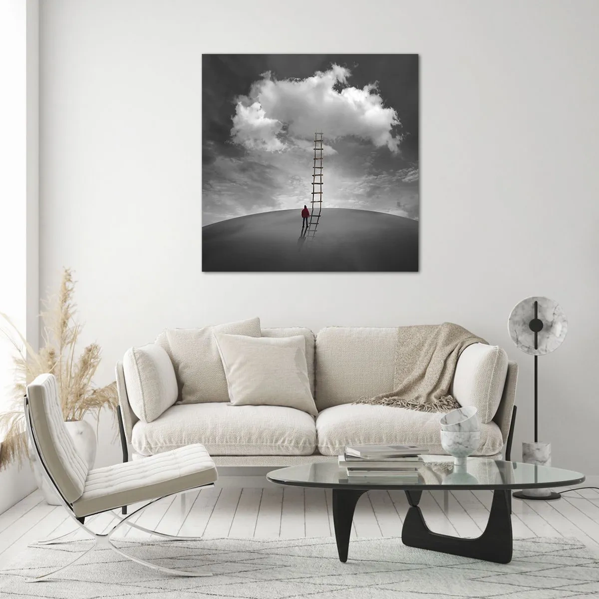 Üveg kép - Minden lehetséges - 60x60 cm