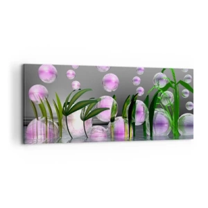 Vászonkép - A könnyedség és az élet tükröződő kompozíciója - 120x50 cm