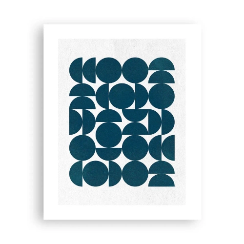 Poszter - Körök és félkörök - 40x50 cm
