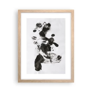 Poszter világos tölgy keretben - Módszer az őrületben? - 30x40 cm