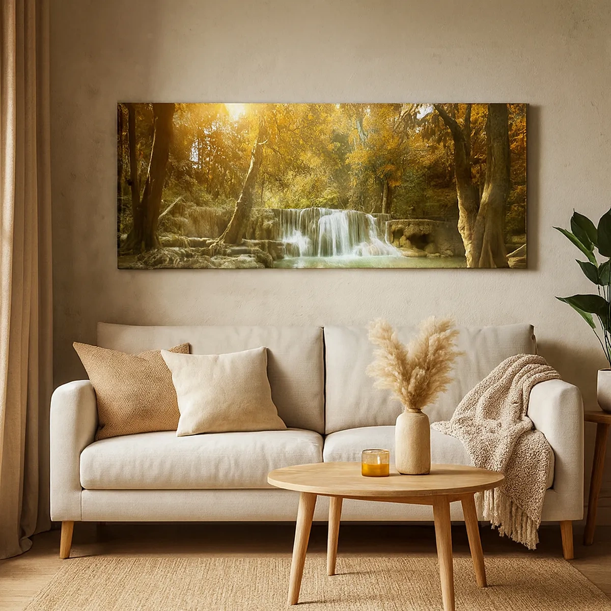 Vászonkép - Park kaszkád - 30x30 cm