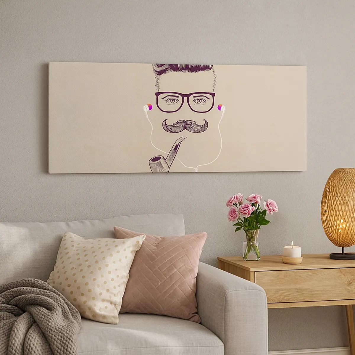 Vászonkép - Egy igazi férfi? - 30x30 cm