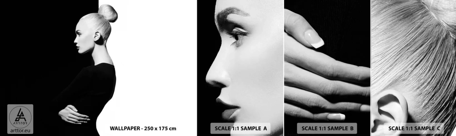 Fotótapéta Minta Standard Eco - Egyszerűen egy nő - Divat, Nő, Elegáns - 100x30 cm