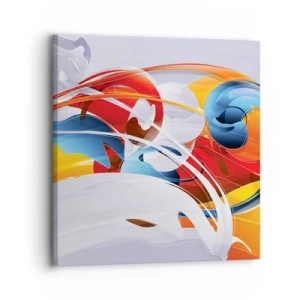 Vászonkép - Az elemek tánca - 30x30 cm