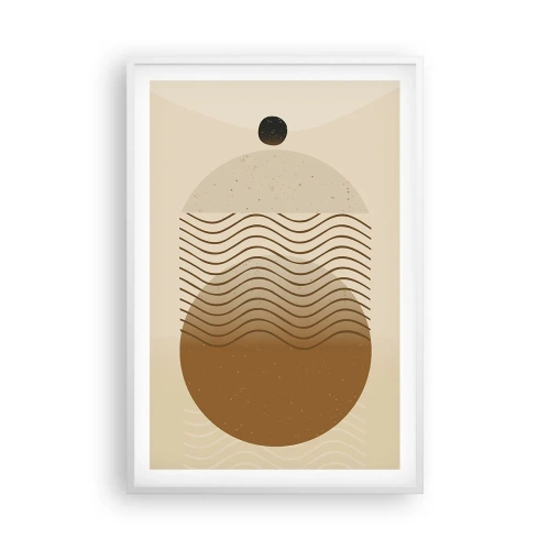 Poszter fekete keretben - A geometriai formák eredetéről - 61x91 cm