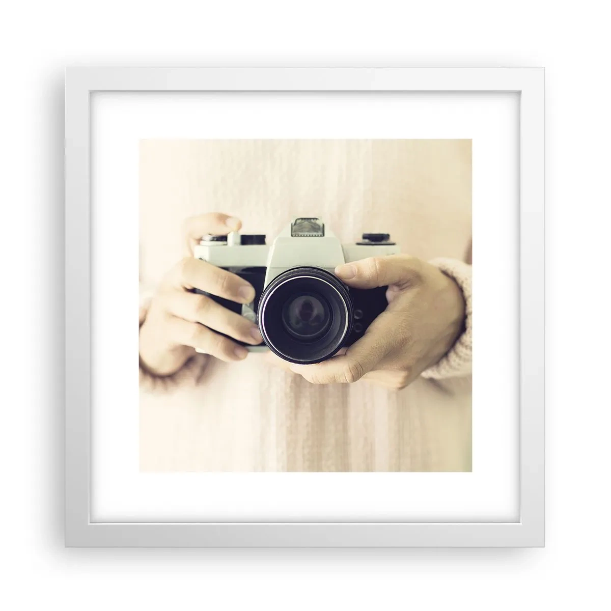 Poszter fekete keretben - Többet látni... - 30x30 cm