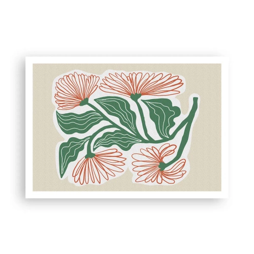 Poszter - Népi és modern - 100x70 cm