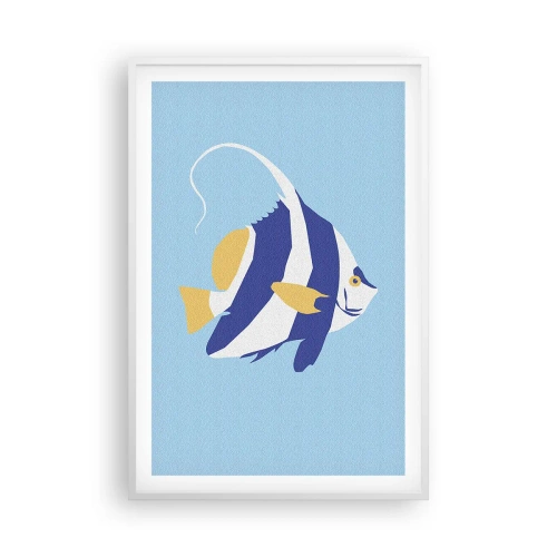 Poszter fekete keretben - Miss trópusi víz - 61x91 cm