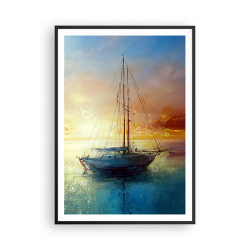 Poszter fehér keretben - Egy arany öbölben - 70x100 cm