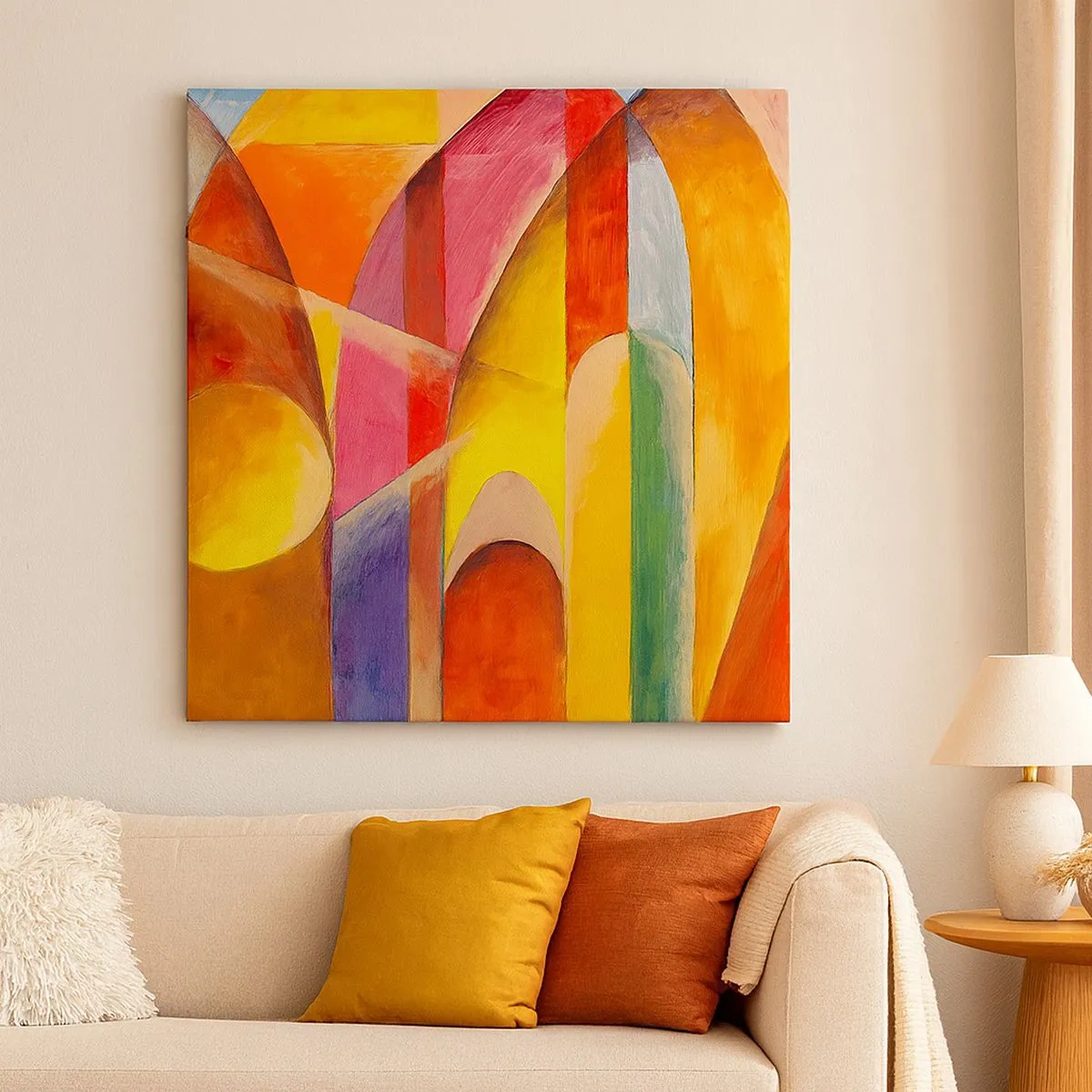 Vászonkép - A nap katedrálisa - 30x30 cm