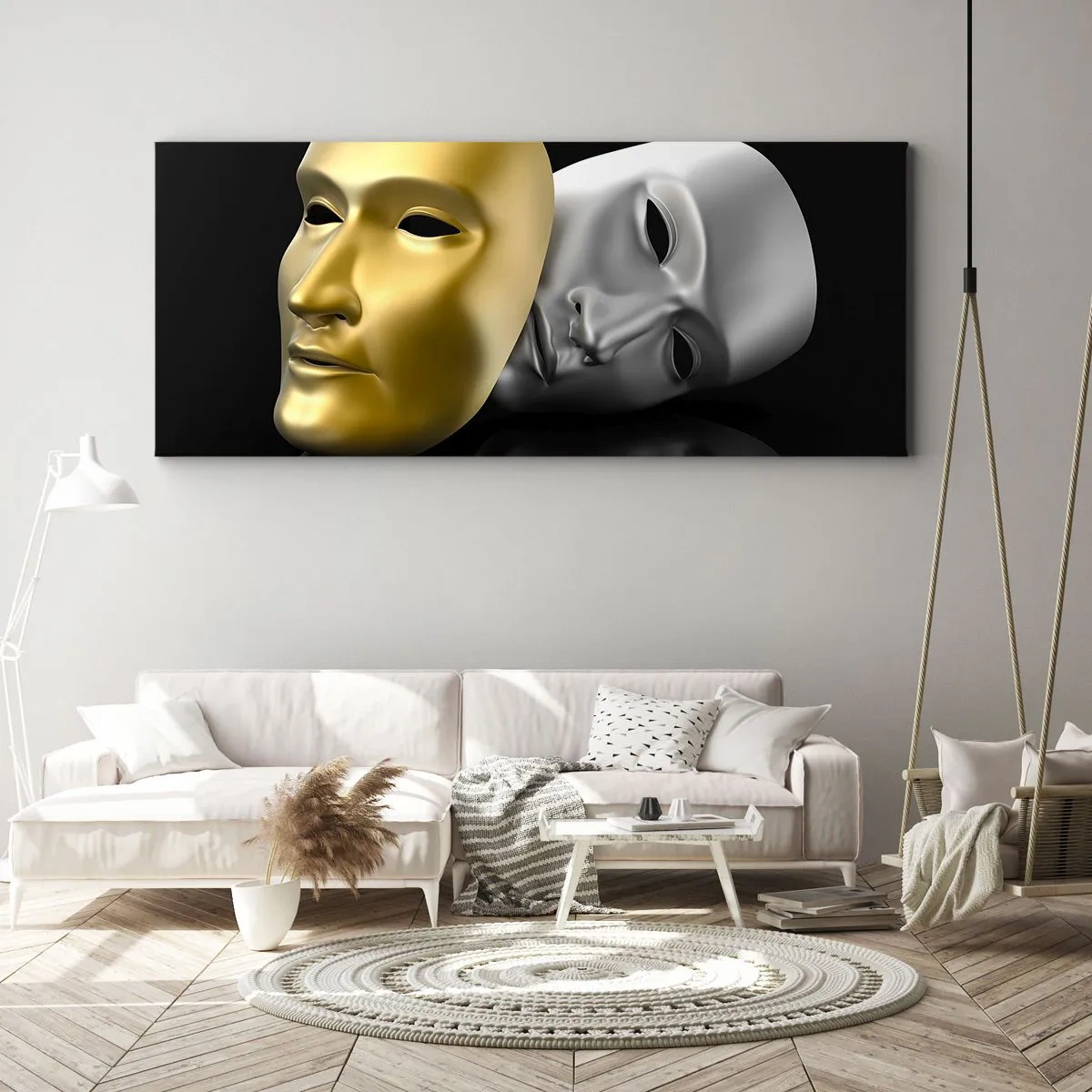 Vászonkép - Az élet színház - 100x40 cm