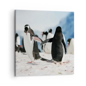 Vászonkép - Tánc a havon - 50x50 cm