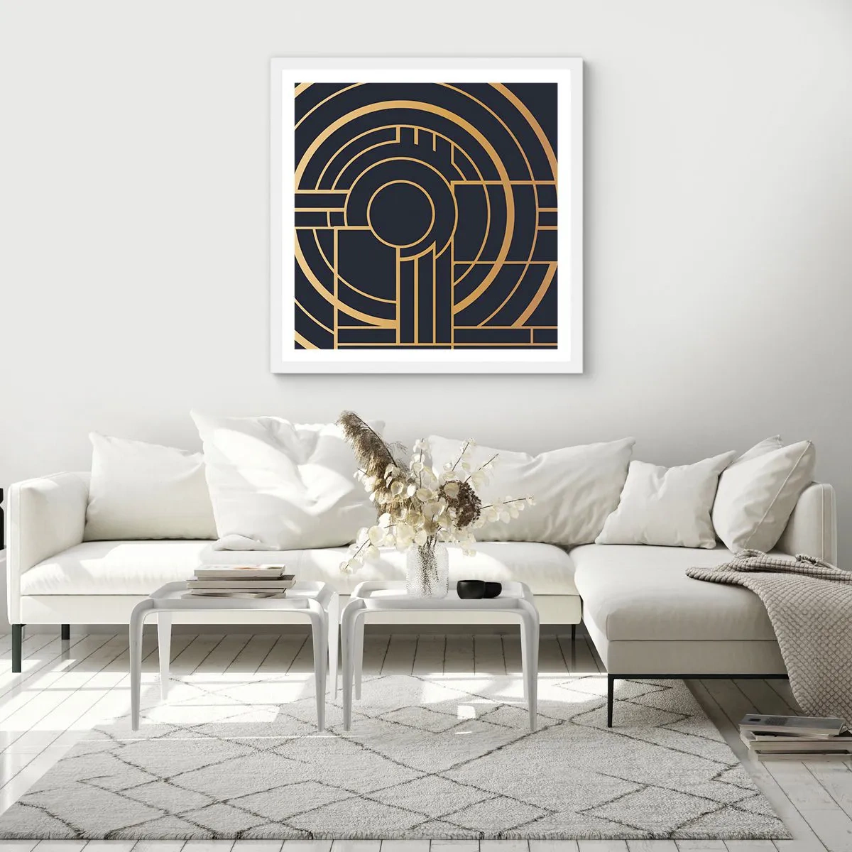 Poszter fekete keretben - A dolgok fordulatai - 60x60 cm