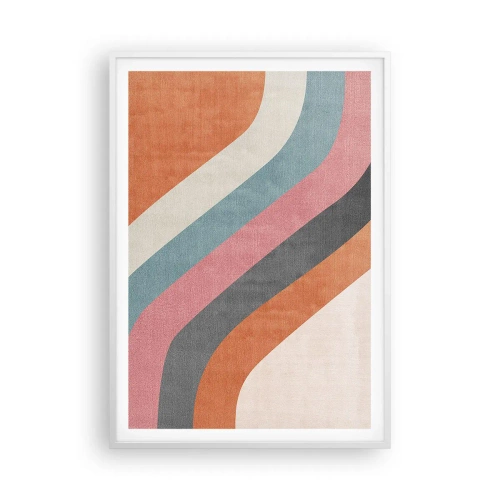Poszter fekete keretben - Diagonális kompozíció - mozgás - 70x100 cm