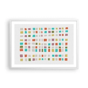 Poszter fekete keretben - Ismeretlen játék - 70x50 cm