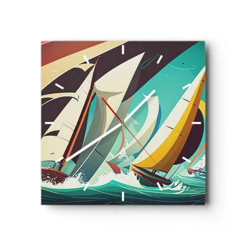 Falióra, Óra - Közelről és személyesen az elemekkel - 40x40 cm