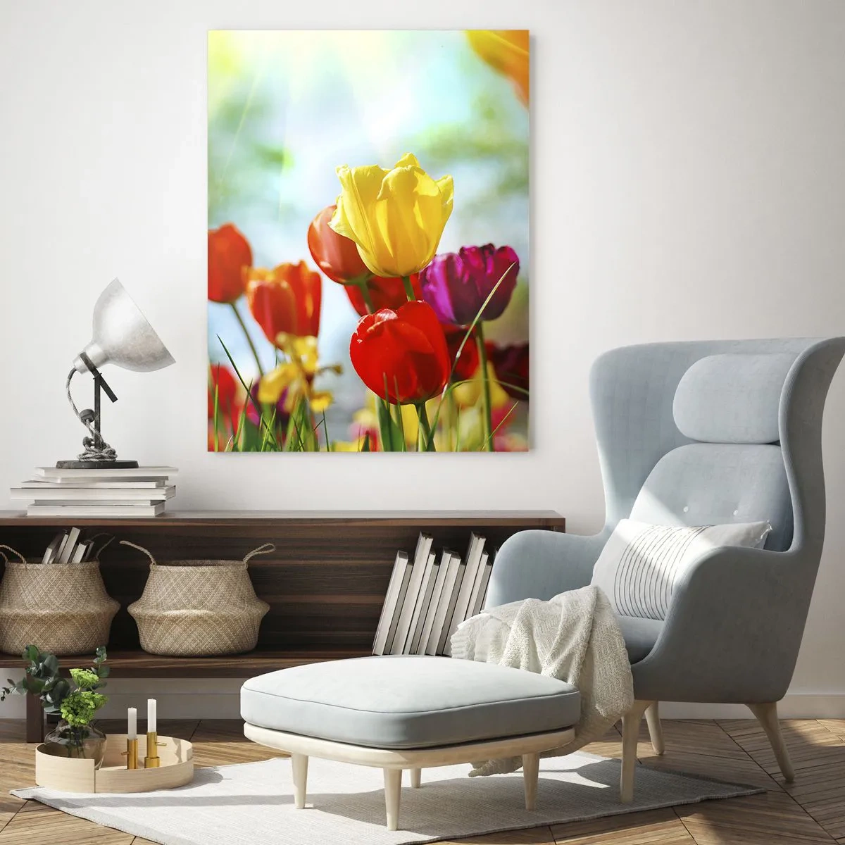 Üveg kép - A nap minden színe - 50x70 cm