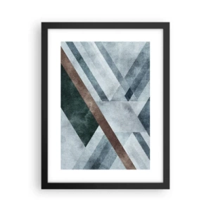 Poszter fehér keretben - A geometria kifinomult eleganciája - 30x40 cm