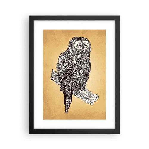 Poszter fehér keretben - A bölcsesség bonyolult díszei - 30x40 cm