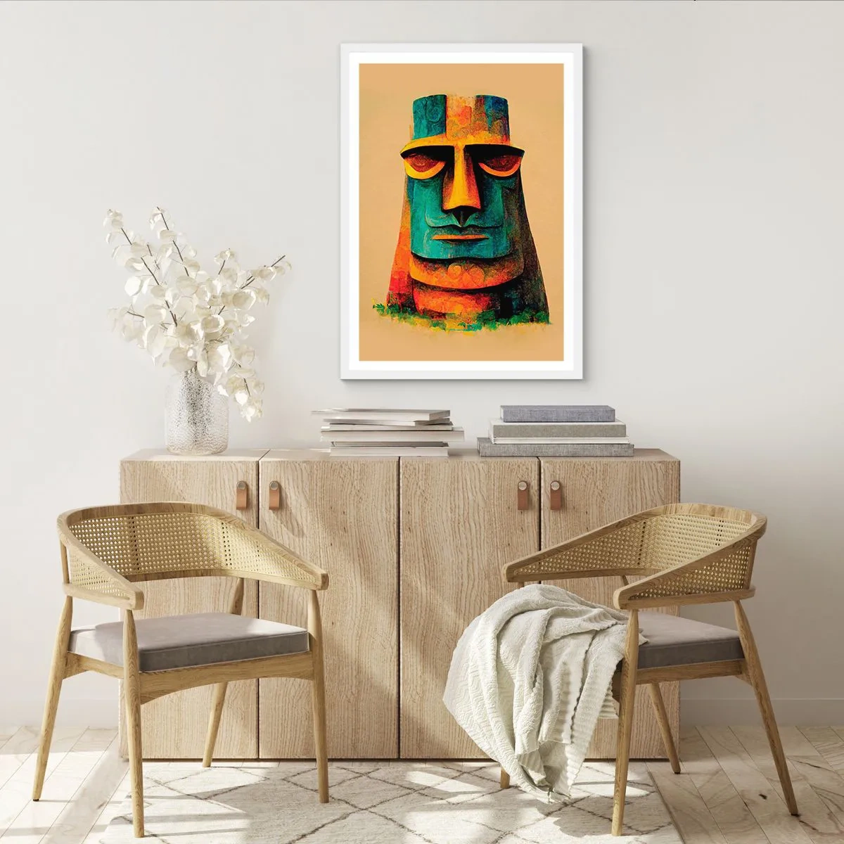 Poszter fekete keretben - Szoborszerű és mégis szimpatikus - 50x70 cm