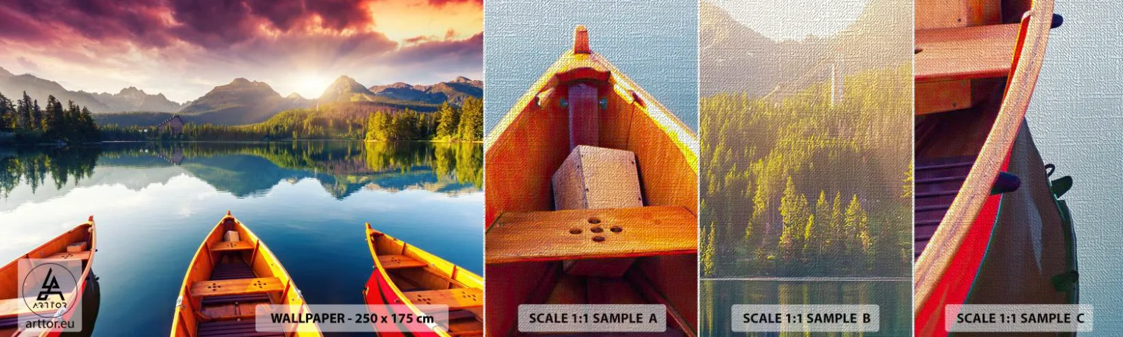 Fotótapéta Minta Premium Canvas - Semmi a természet ellen - Tájkép, Hegyek, Nyugalom - 100x30 cm