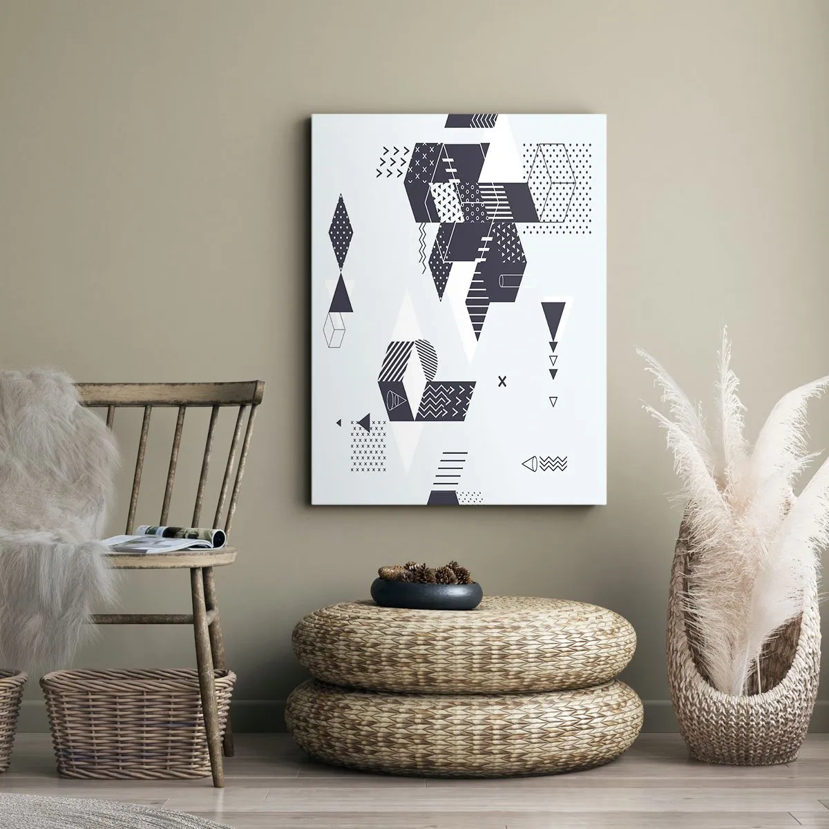 Vászonkép - Lélekben a matematika - 55x100 cm