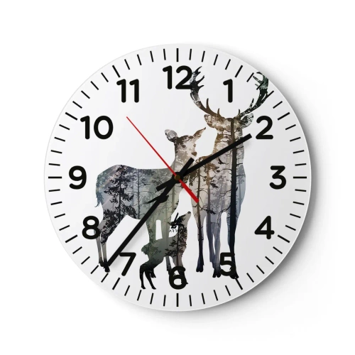 Falióra, Óra - Családi fotó - 40x40 cm