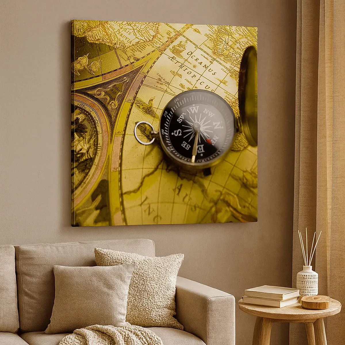 Vászonkép - Vagy talán a világ végére? - 30x30 cm