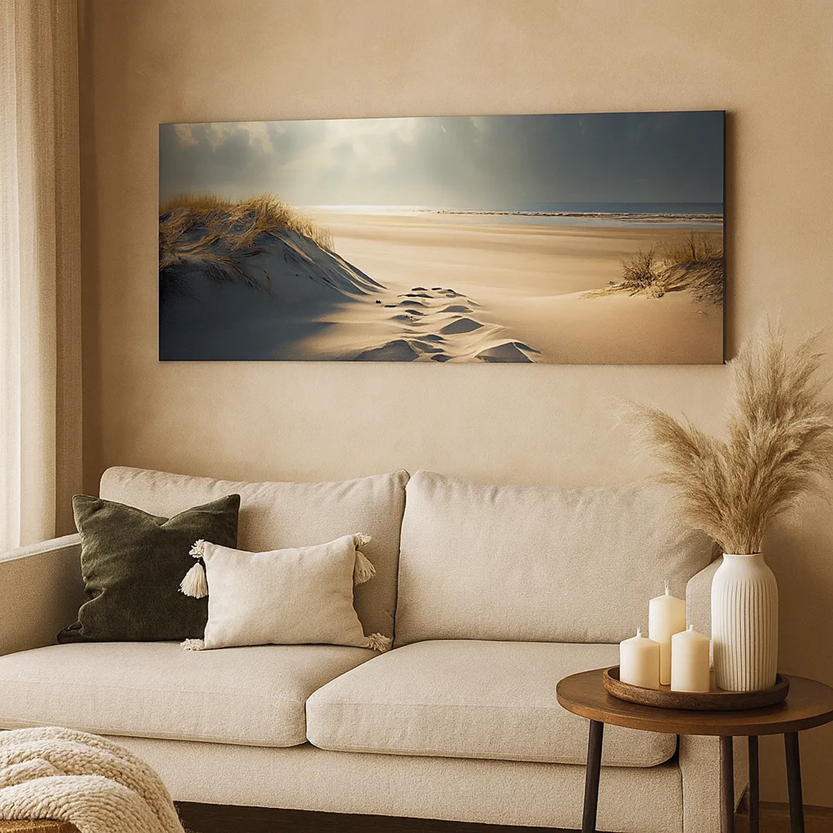 Vászonkép - Megnyugtató táj - 30x30 cm